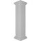 Ekena Millwork 10"W x 48"H Plain Newel Post with Peaked Capital & Base Trim (Installation kit included) NWL10X48PLP0B0 - alternate 5